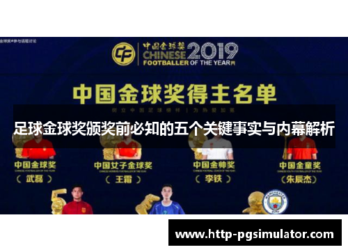 足球金球奖颁奖前必知的五个关键事实与内幕解析 足球金球奖颁奖前必知的五个关键事实与内幕解析