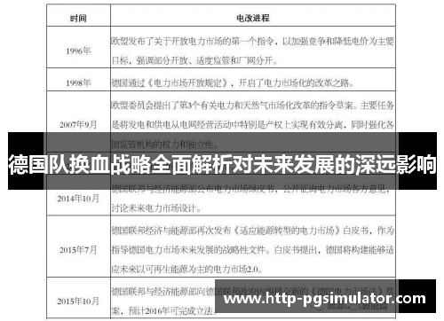 德国队换血战略全面解析对未来发展的深远影响 德国队换血战略全面解析对未来发展的深远影响